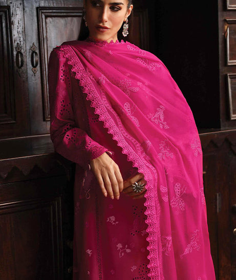Qalamkar Qlinekari Linen`24 D#07