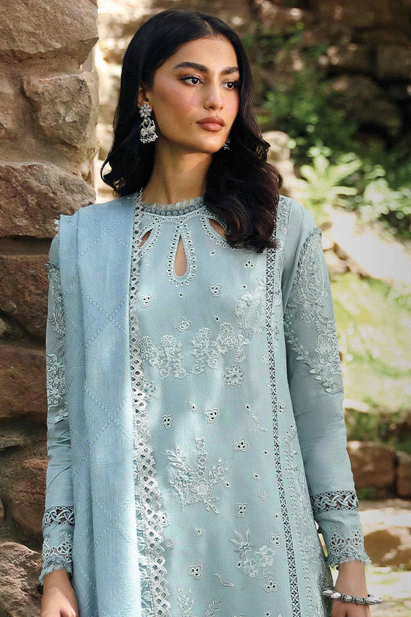 Qalamkar Qlinekari Linen`24 D#08