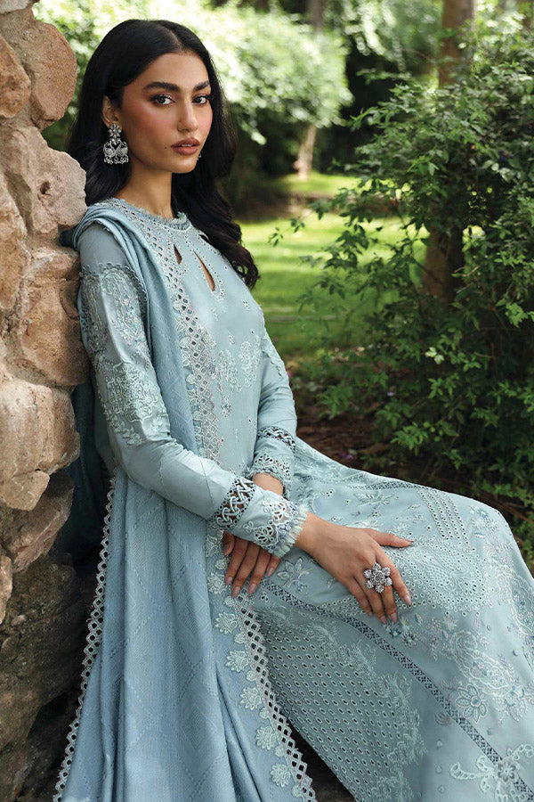 Qalamkar Qlinekari Linen`24 D#08