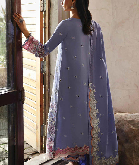 Qalamkar Qlinekari Linen`24 D#09