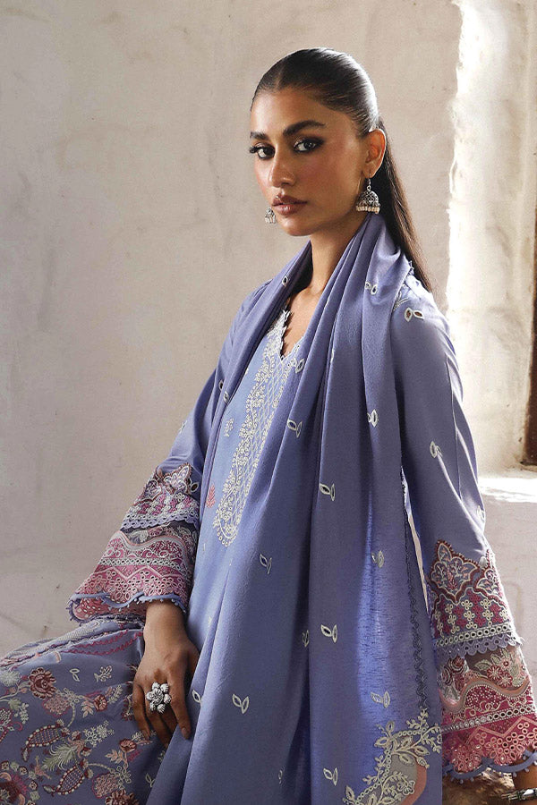 Qalamkar Qlinekari Linen`24 D#09