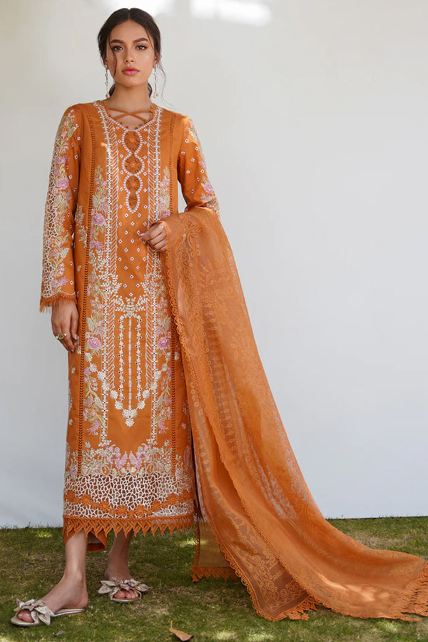 Qalamkar Qlinekari Lawn Collection ‘23 D#4 ALAINA