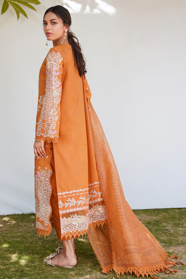 Qalamkar Qlinekari Lawn Collection ‘23 D#4 ALAINA