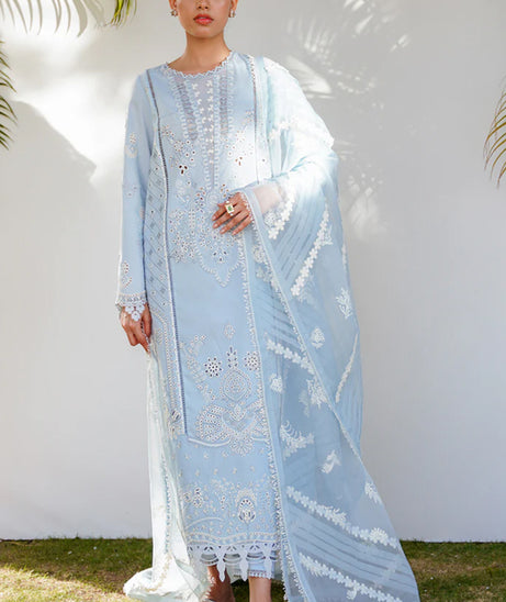 Qalamkar Qlinekari Lawn Collection ‘23 D#5 KAYA