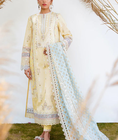 Qalamkar Qlinekari Lawn Collection ‘23 D#12 RYAN