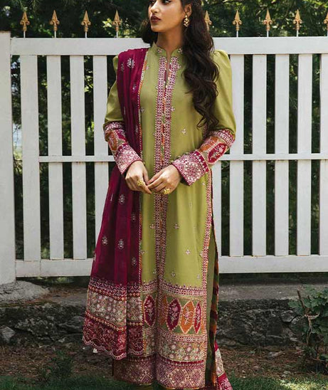 Qalamkar Rahi Luxury Festive Lawn'22 EB#10