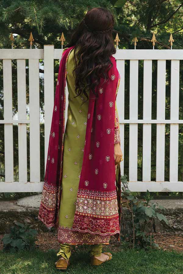 Qalamkar Rahi Luxury Festive Lawn'22 EB#10