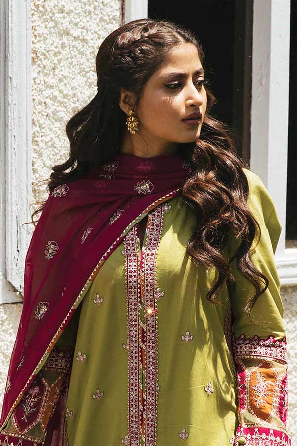 Qalamkar Rahi Luxury Festive Lawn'22 EB#10