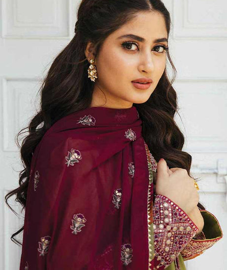 Qalamkar Rahi Luxury Festive Lawn'22 EB#10