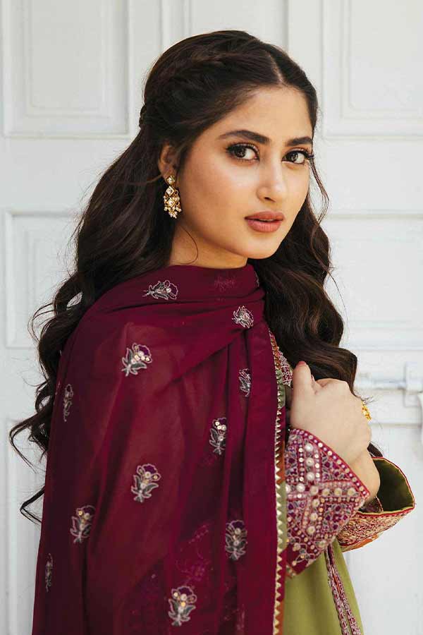Qalamkar Rahi Luxury Festive Lawn'22 EB#10
