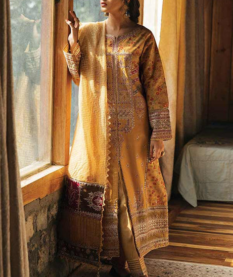 Qalamkar Rahi Luxury Festive Lawn'22 EB#4