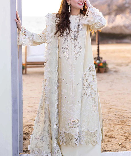 Qalamkar Sahil Kinare Lawn'24 FP#01 JANA