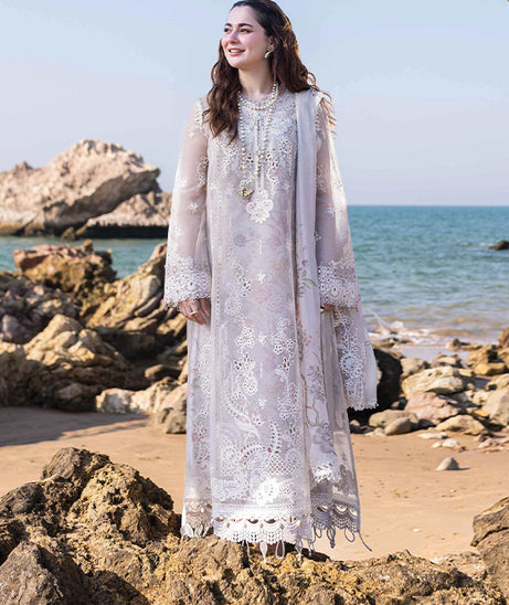 Qalamkar Sahil Kinare Lawn'24 FP#11 EMIRA