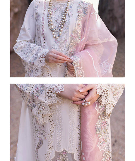 Qalamkar Sahil Kinare Lawn'24 FP#13 MELEK