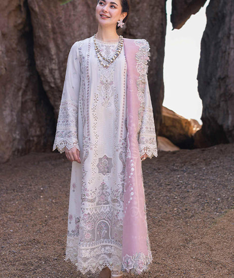 Qalamkar Sahil Kinare Lawn'24 FP#13 MELEK