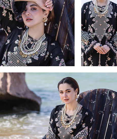 Qalamkar Sahil Kinare Lawn'24 FP#14 RIMA