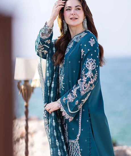 Qalamkar Sahil Kinare Lawn'24 FP#16 KIRA