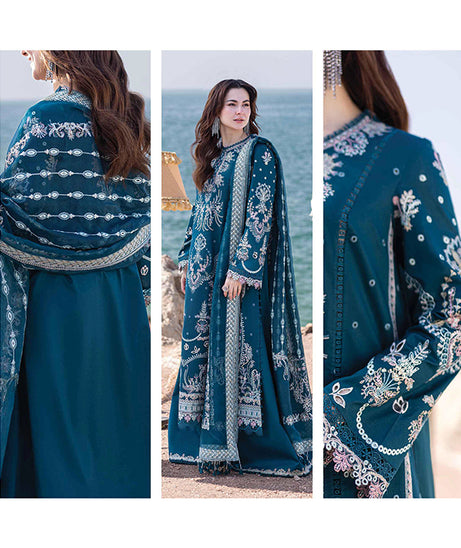 Qalamkar Sahil Kinare Lawn'24 FP#16 KIRA