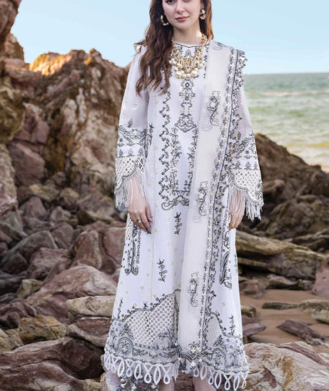 Qalamkar Sahil Kinare Lawn'24 FP#02 FIZA