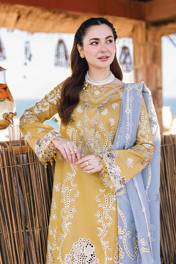 Qalamkar Sahil Kinare Lawn'24 FP#03 SELMA