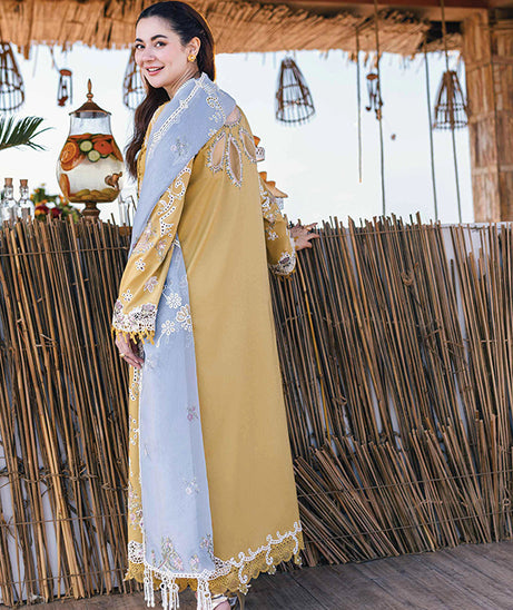 Qalamkar Sahil Kinare Lawn'24 FP#03 SELMA