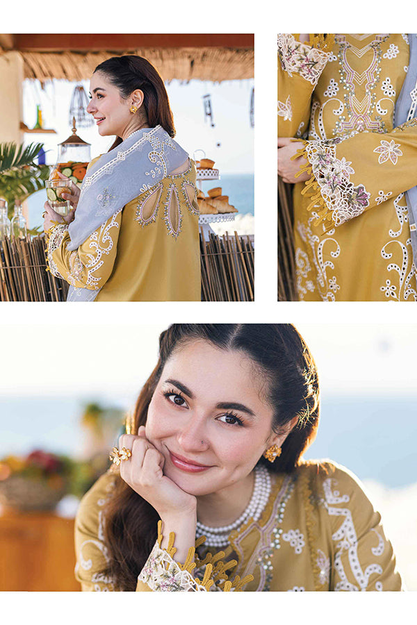 Qalamkar Sahil Kinare Lawn'24 FP#03 SELMA