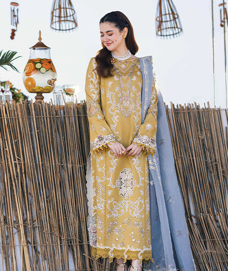 Qalamkar Sahil Kinare Lawn'24 FP#03 SELMA