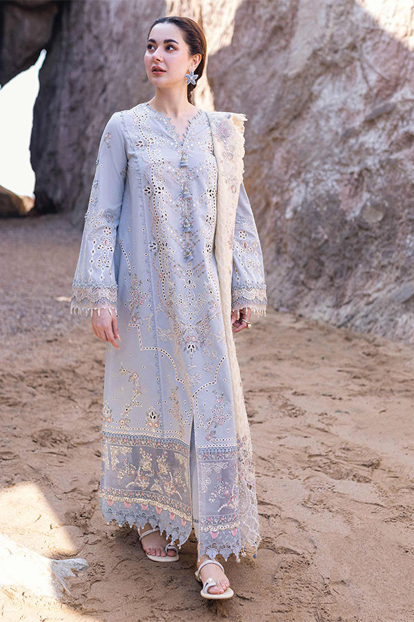 Qalamkar Sahil Kinare Lawn'24 FP#04 FIRUZE