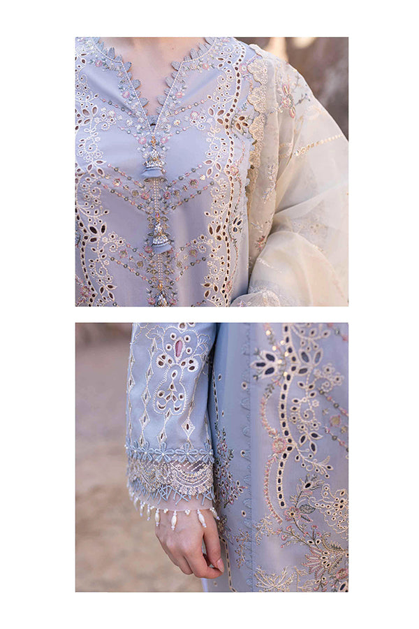 Qalamkar Sahil Kinare Lawn'24 FP#04 FIRUZE