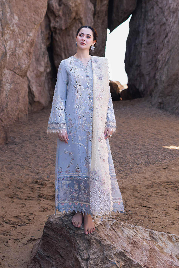 Qalamkar Sahil Kinare Lawn'24 FP#04 FIRUZE