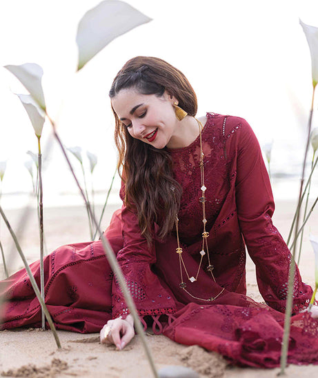 Qalamkar Sahil Kinare Lawn'24 FP#07 AISHA