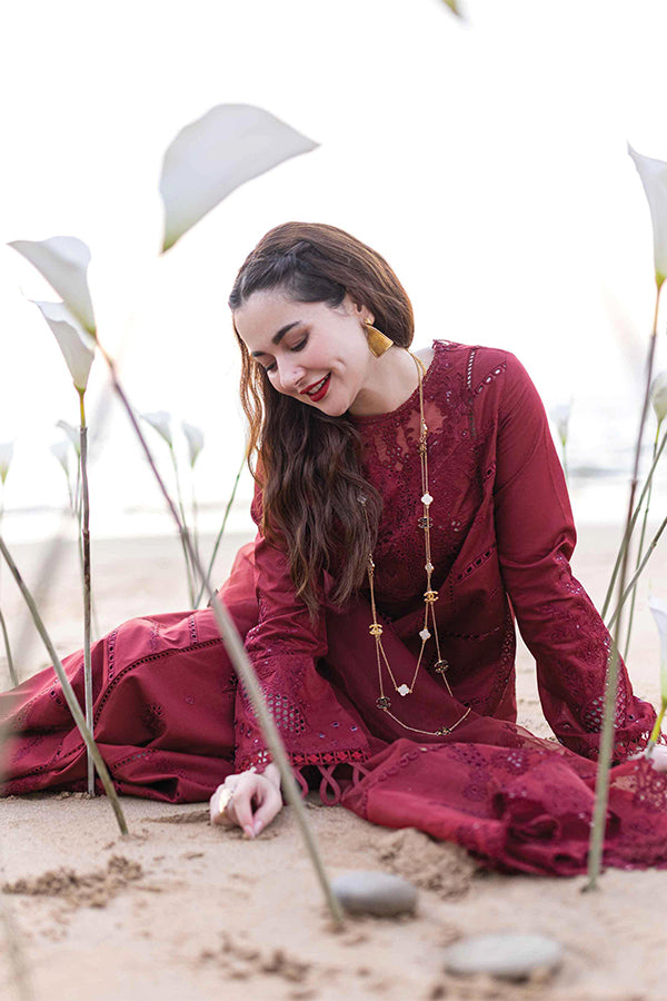 Qalamkar Sahil Kinare Lawn'24 FP#07 AISHA