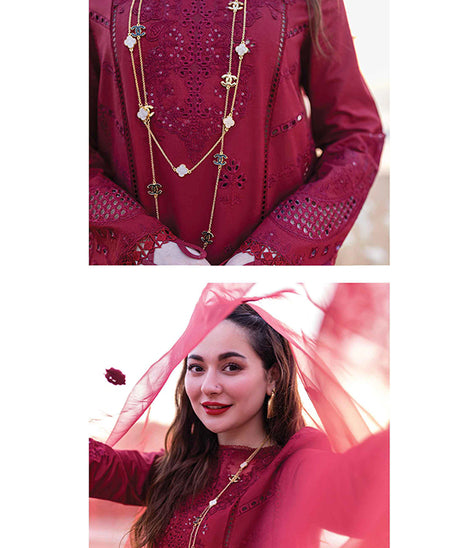 Qalamkar Sahil Kinare Lawn'24 FP#07 AISHA