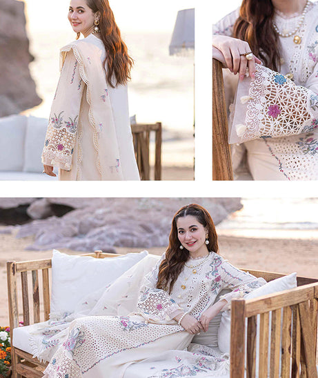 Qalamkar Sahil Kinare Lawn'24 FP#09 SELIN