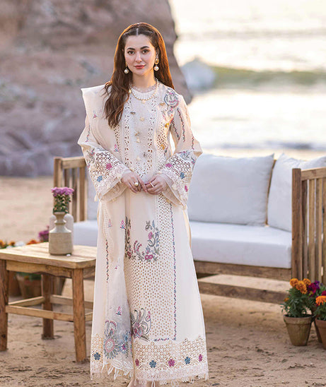 Qalamkar Sahil Kinare Lawn'24 FP#09 SELIN