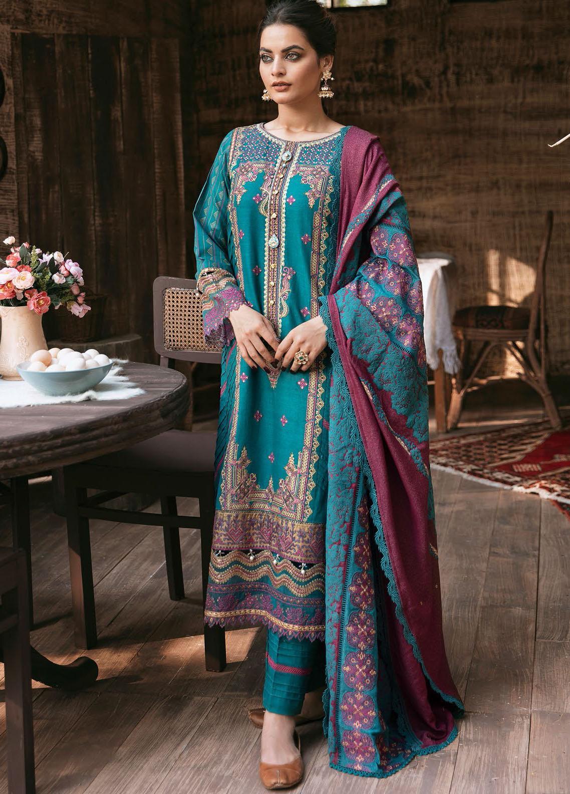 Qalamkar Winter Shawl Collection`21 D#01
