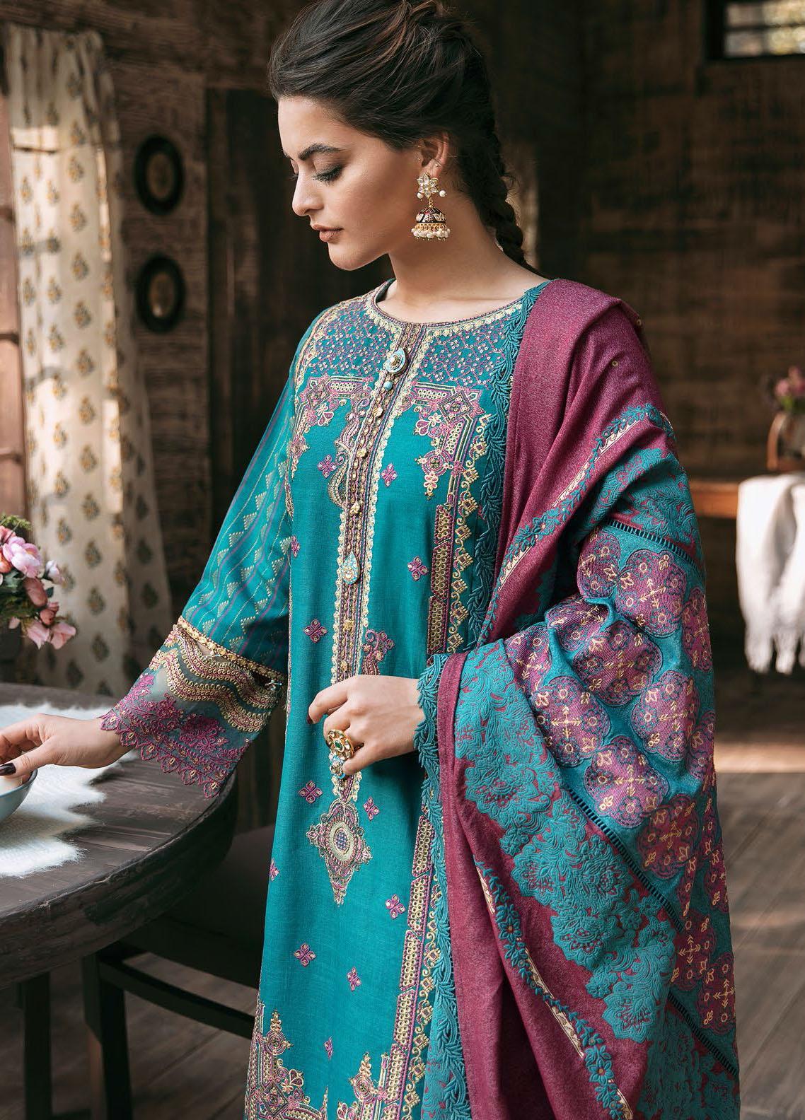 Qalamkar Winter Shawl Collection`21 D#01