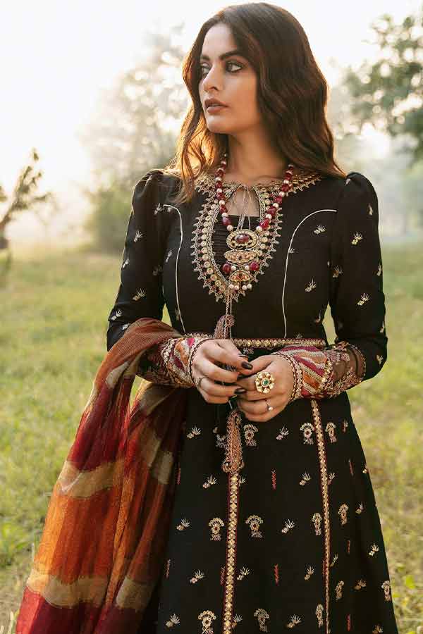 Qalamkar Winter Shawl Collection`21 D#02