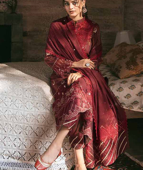 Qalamkar Winter Shawl Collection`21 D#04