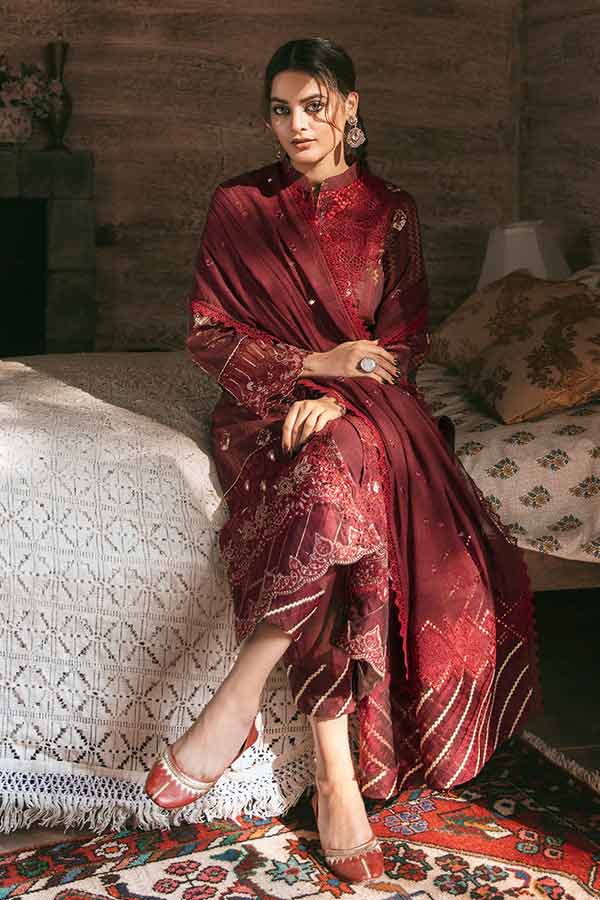 Qalamkar Winter Shawl Collection`21 D#04