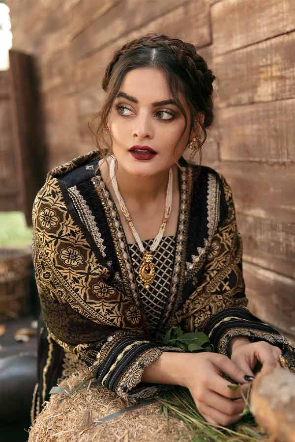 Qalamkar Winter Shawl Collection`21 D#05