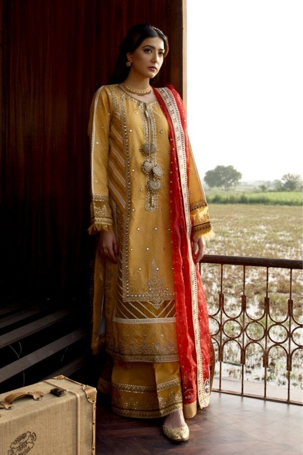 Qalamkar Festive Lawn`21 FX#10