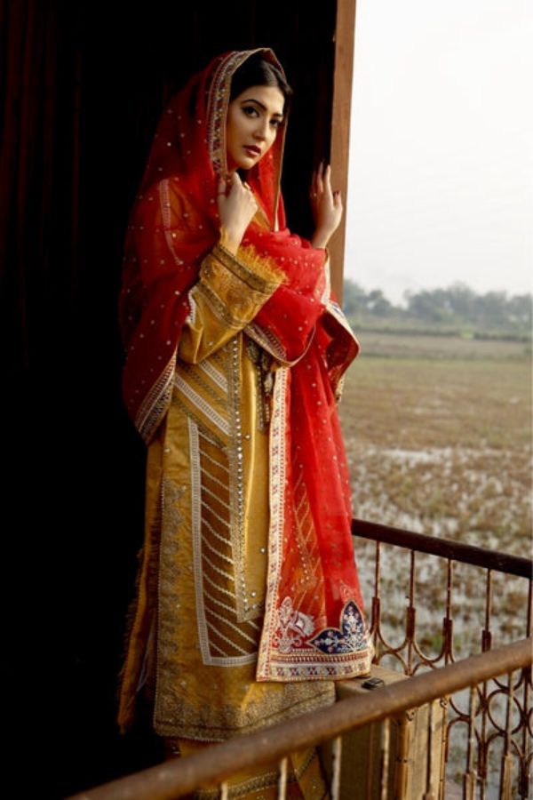 Qalamkar Festive Lawn`21 FX#10