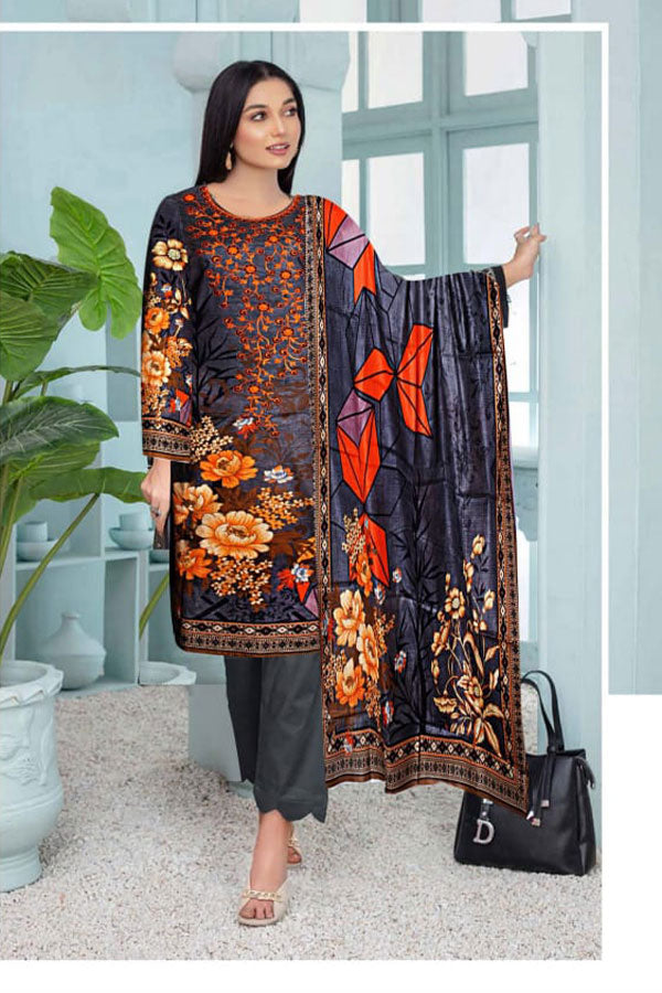Qaswa Digital Emb Lawn`23 D#01