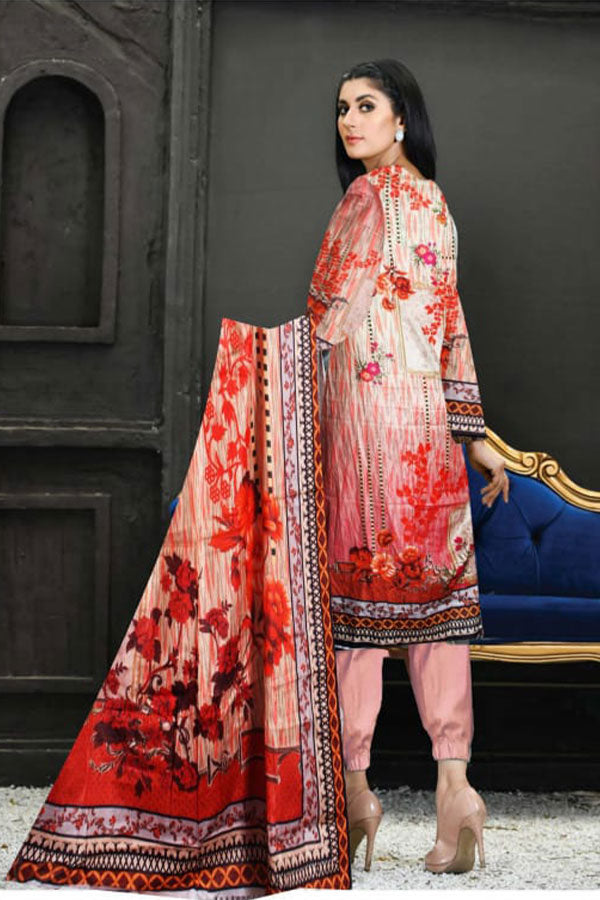 Qaswa Digital Emb Lawn`23 D#10
