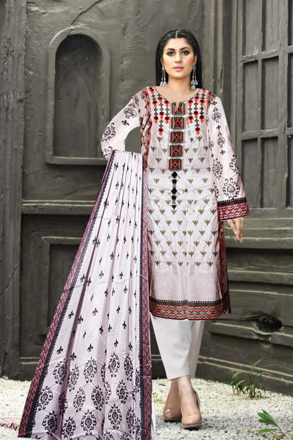 Qaswa Digital Emb Lawn`23 D#02