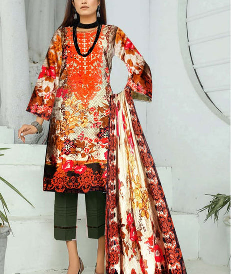 Qaswa Digital Emb Lawn`23 D#03