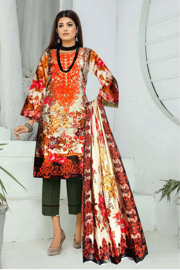 Qaswa Digital Emb Lawn`23 D#03