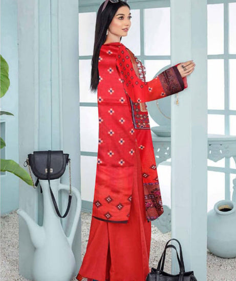 Qaswa Digital Emb Lawn`23 D#04