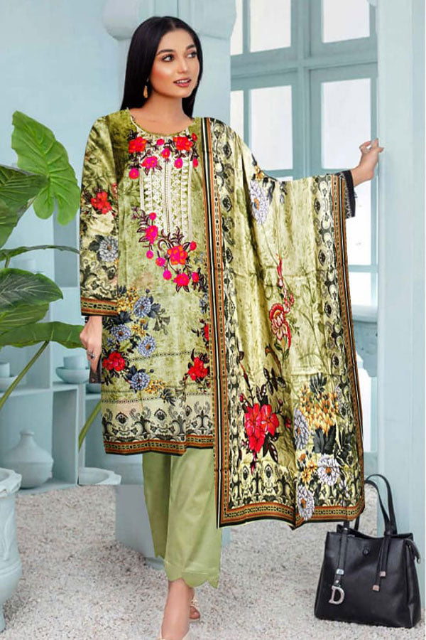 Qaswa Digital Emb Lawn`23 D#05